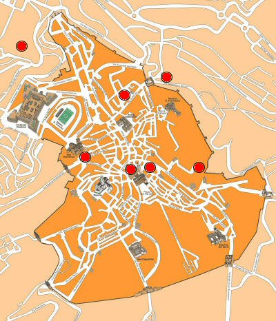 Mappa di Siena