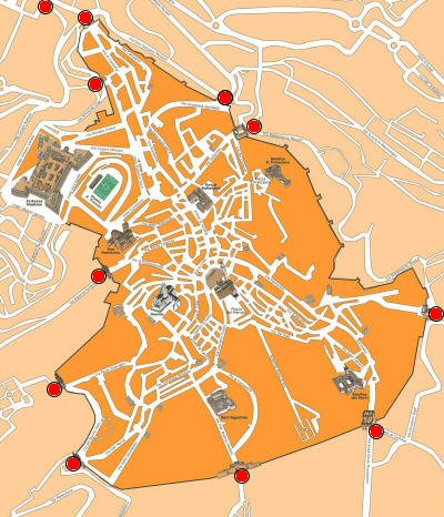 Mappa di Siena
